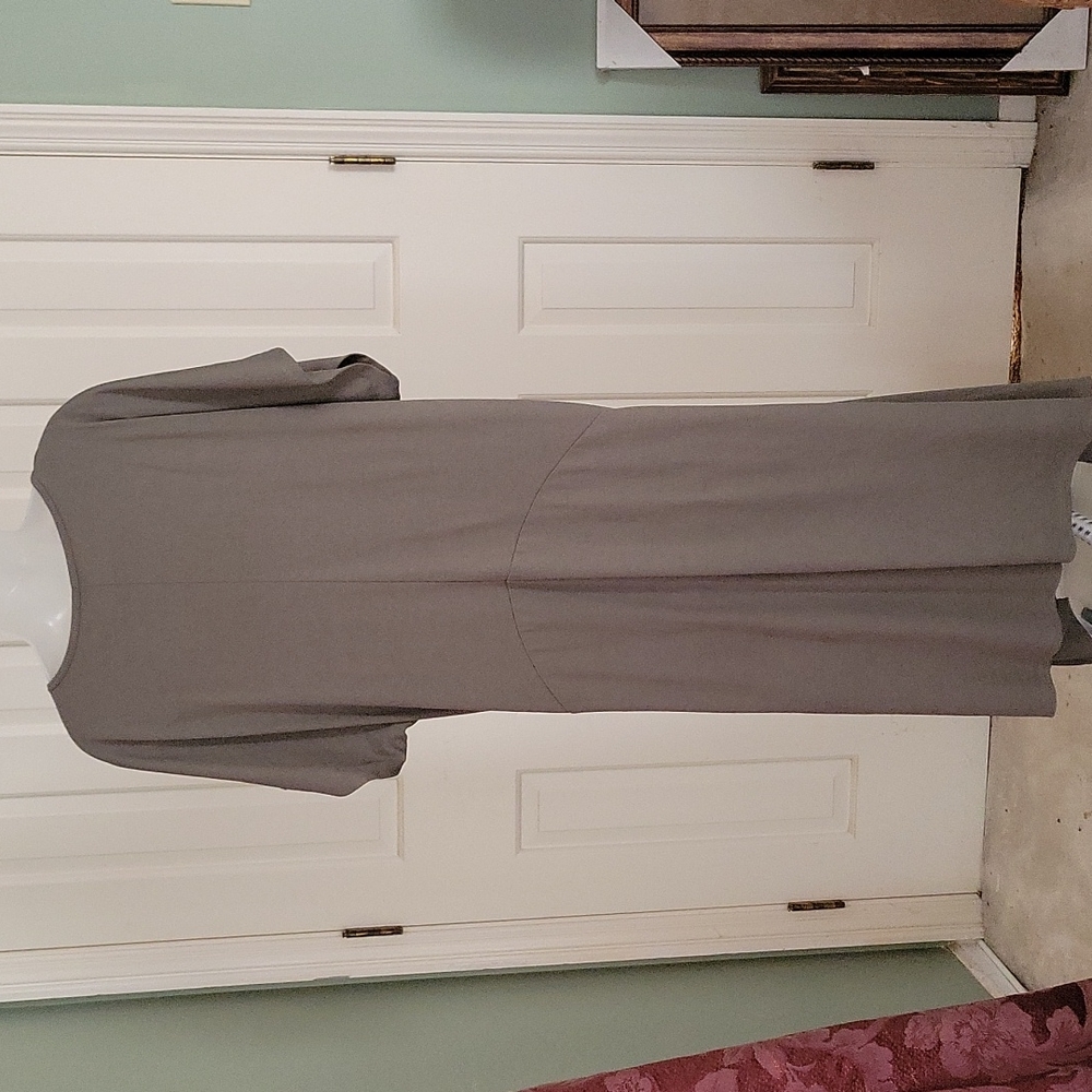 Zara Collection Women's Basic Drop Waist Khaki Gr… - image 2